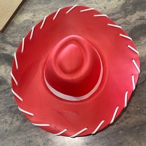 Disney Pixar Costume Cowboy hat Jessy’ red  Toy Story foam cowboy hat